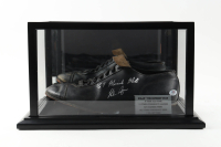 Nolan Ryan Signed Vintage Leather Baseball Cleat With Display Case Inscribed "'69 Miracle Mets" (PSA) at PristineAuction.com