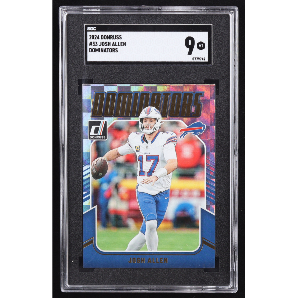 Josh Allen 2024 Donruss Dominators #33 (SGC 9) at PristineAuction.com