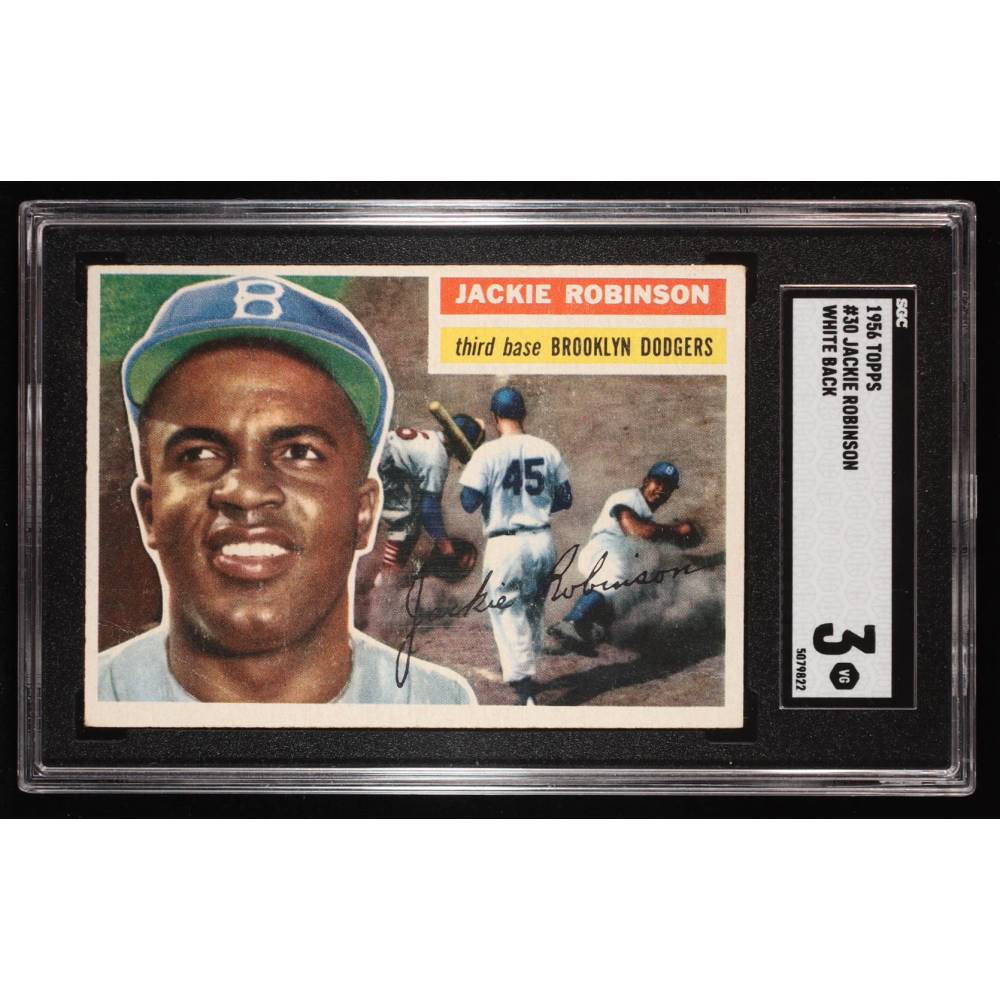 Jackie Robinson 1956 Topps #30 (SGC 3) | Pristine Auction