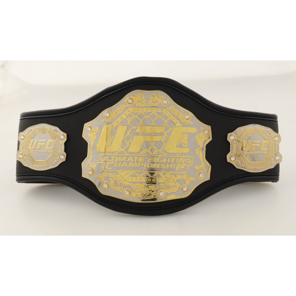 Chuck "The Iceman" Liddell Signed UFC Mini Championship Belt (PSA) at PristineAuction.com