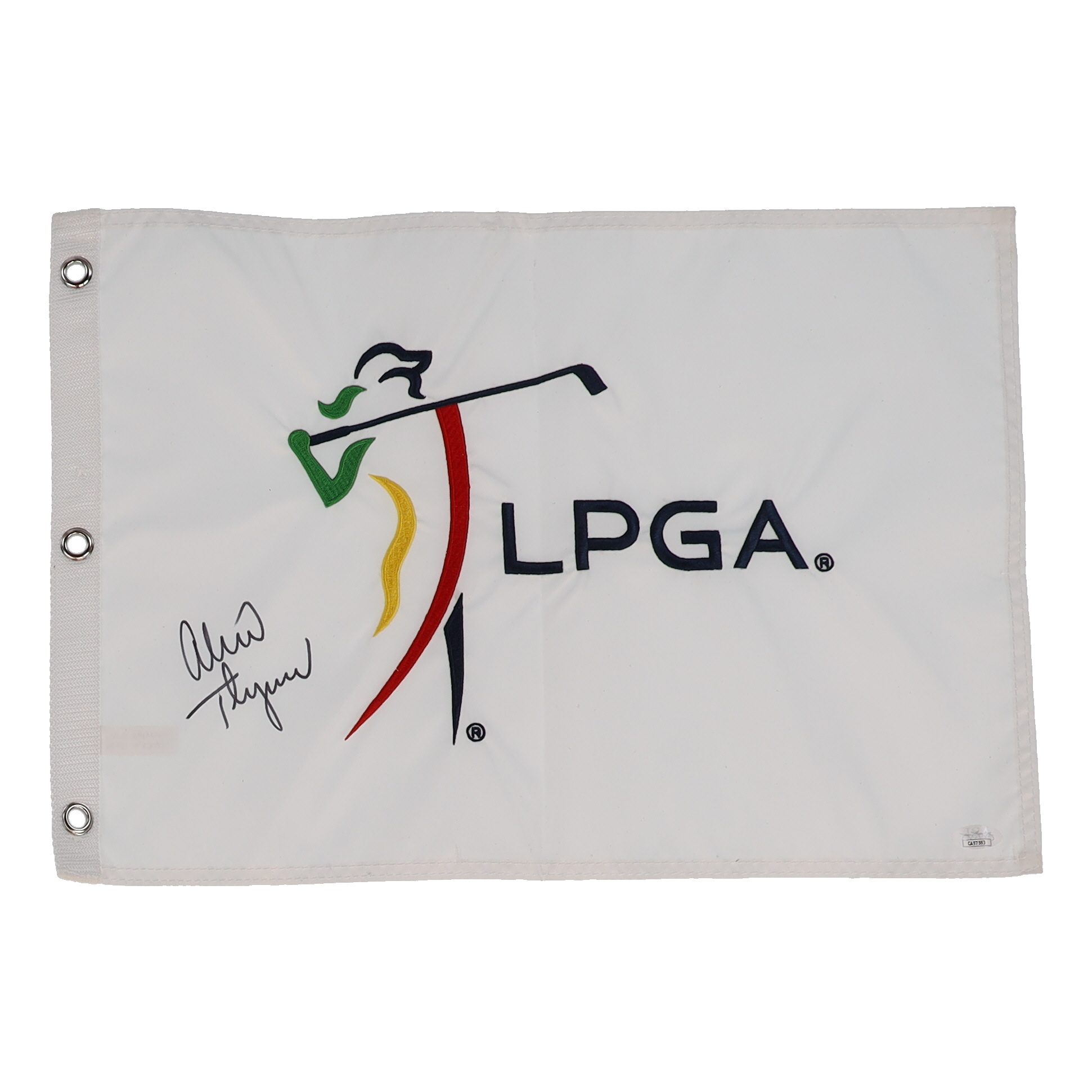 Lexi Thompson Signed LPGA 14x19 Pin Flag (JSA) at PristineAuction.com Lexi Thompson Signed LPGA 14x19 Pin Flag (JSA) at PristineAuction.com