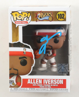 Allen Iverson Signed 76ers #102 Funko Pop! Vinyl Figure (PSA) at PristineAuction.com