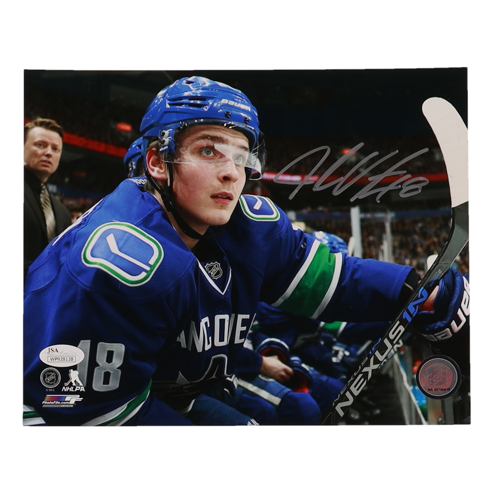 Jake Virtanen Signed Canucks 8x10 Photo (JSA) at PristineAuction.com