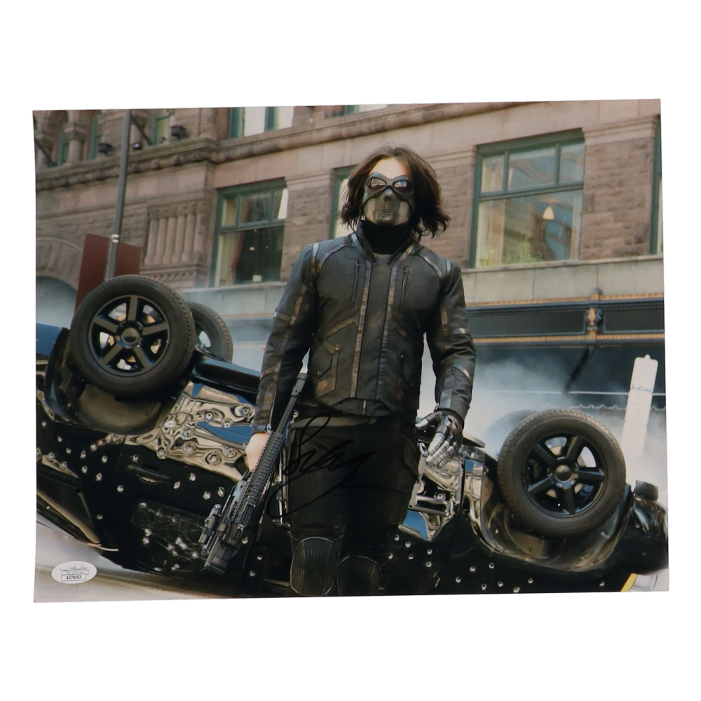 Sebastian Stan Signed "Captain America" 11x14 Photo (JSA) | Pristine ...