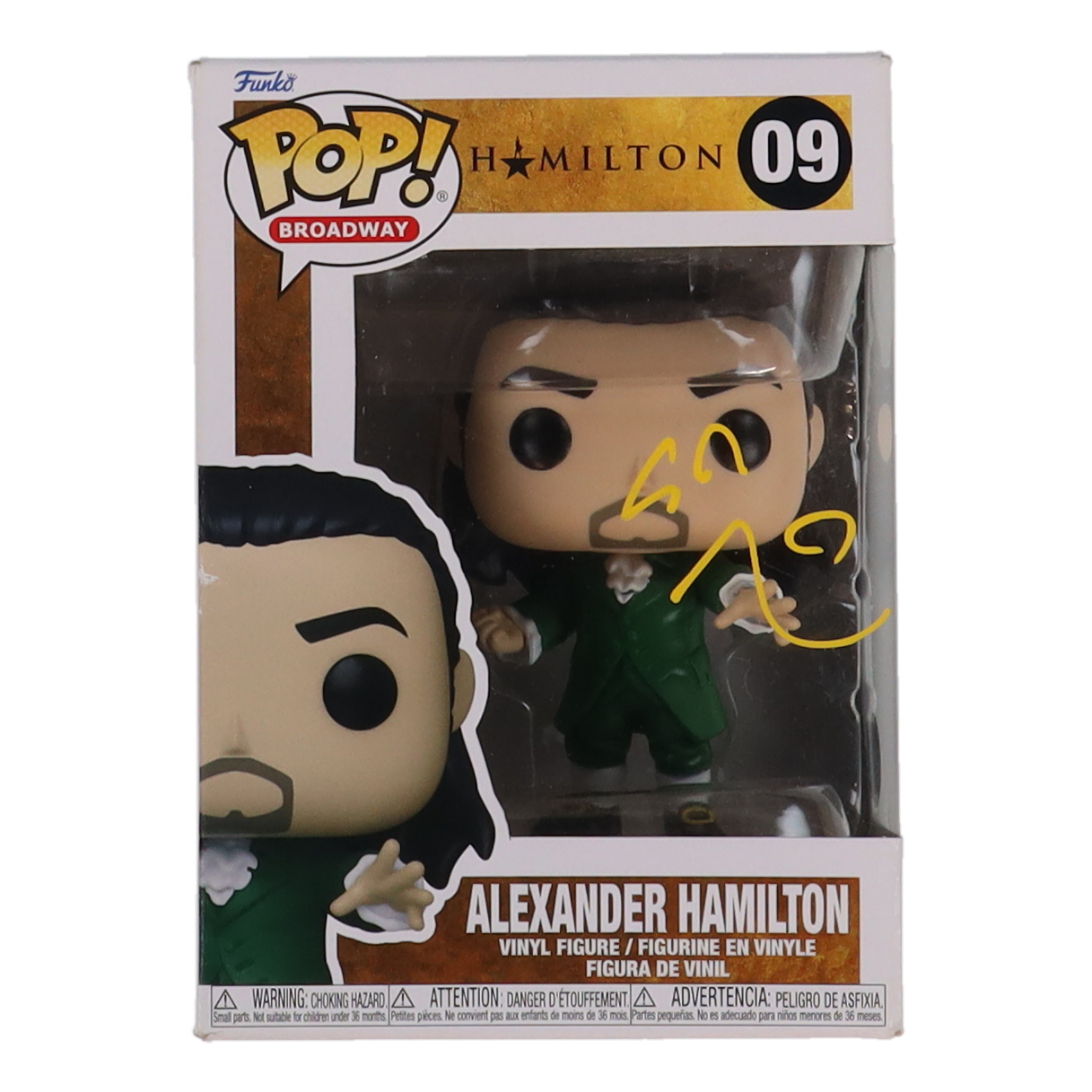 Lin-Manuel Miranda Signed "Hamilton" Alexander Hamilton #09 Funko Pop! Vinyl Figure (Beckett) at PristineAuction.com Lin-Manuel Miranda Signed "Hamilton" Alexander Hamilton #09 Funko Pop! Vinyl Figure (Beckett) at PristineAuction.com
