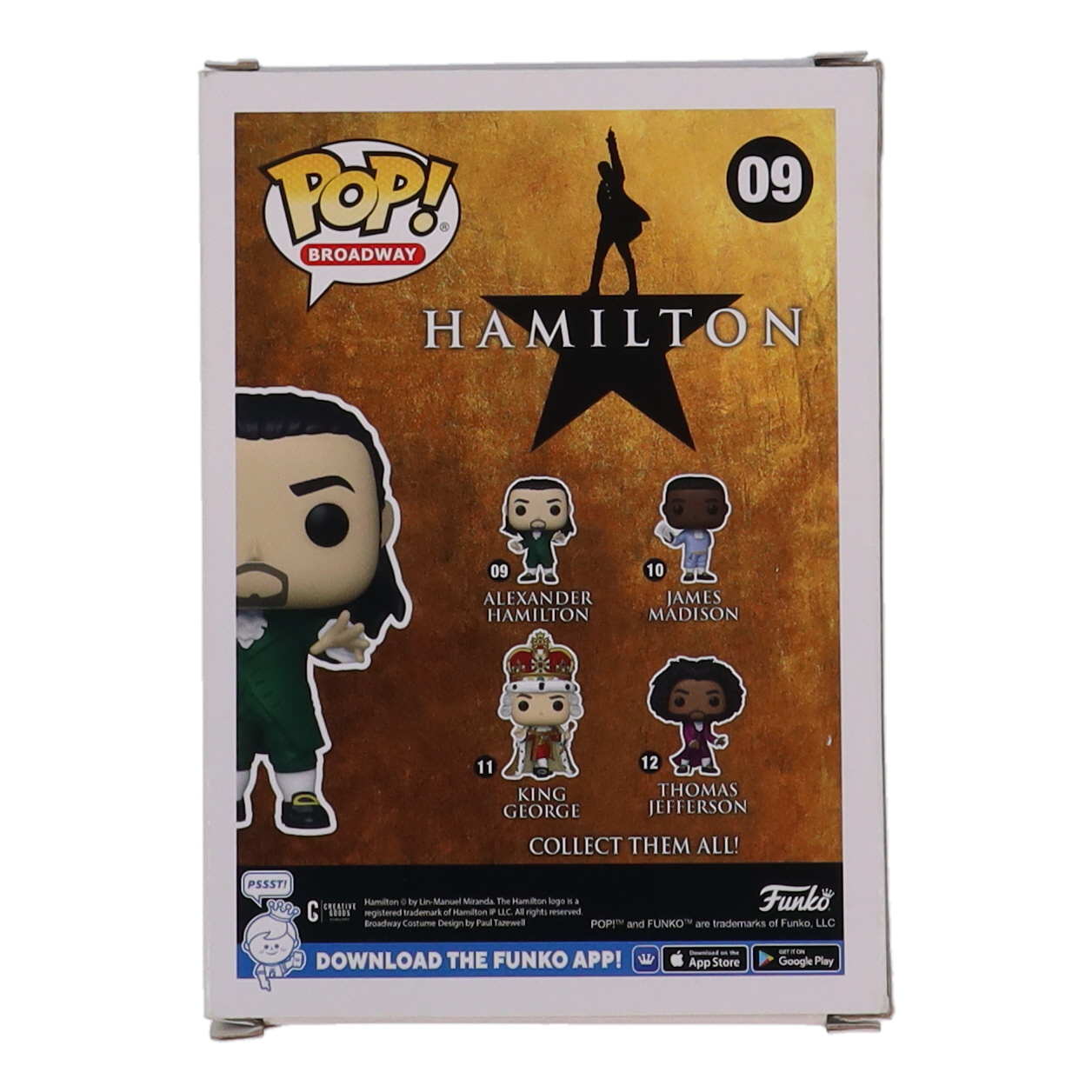 Lin-Manuel Miranda Signed "Hamilton" Alexander Hamilton #09 Funko Pop! Vinyl Figure (Beckett) at PristineAuction.com Lin-Manuel Miranda Signed "Hamilton" Alexander Hamilton #09 Funko Pop! Vinyl Figure (Beckett) at PristineAuction.com