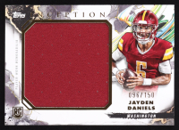 Jayden Daniels 2024 Topps Inception Rookie Jumbo Relics #RJRJD RC #096/150 at PristineAuction.com