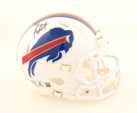 Keon Coleman Signed Bills Speed Mini Helmet (Beckett) at PristineAuction.com