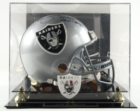 Ken Stabler Signed Raiders Full-Size Authentic On-Field Helmet with Display Case Inscribed "74 MVP" & "SBXI Champs" (Radtke) at PristineAuction.com