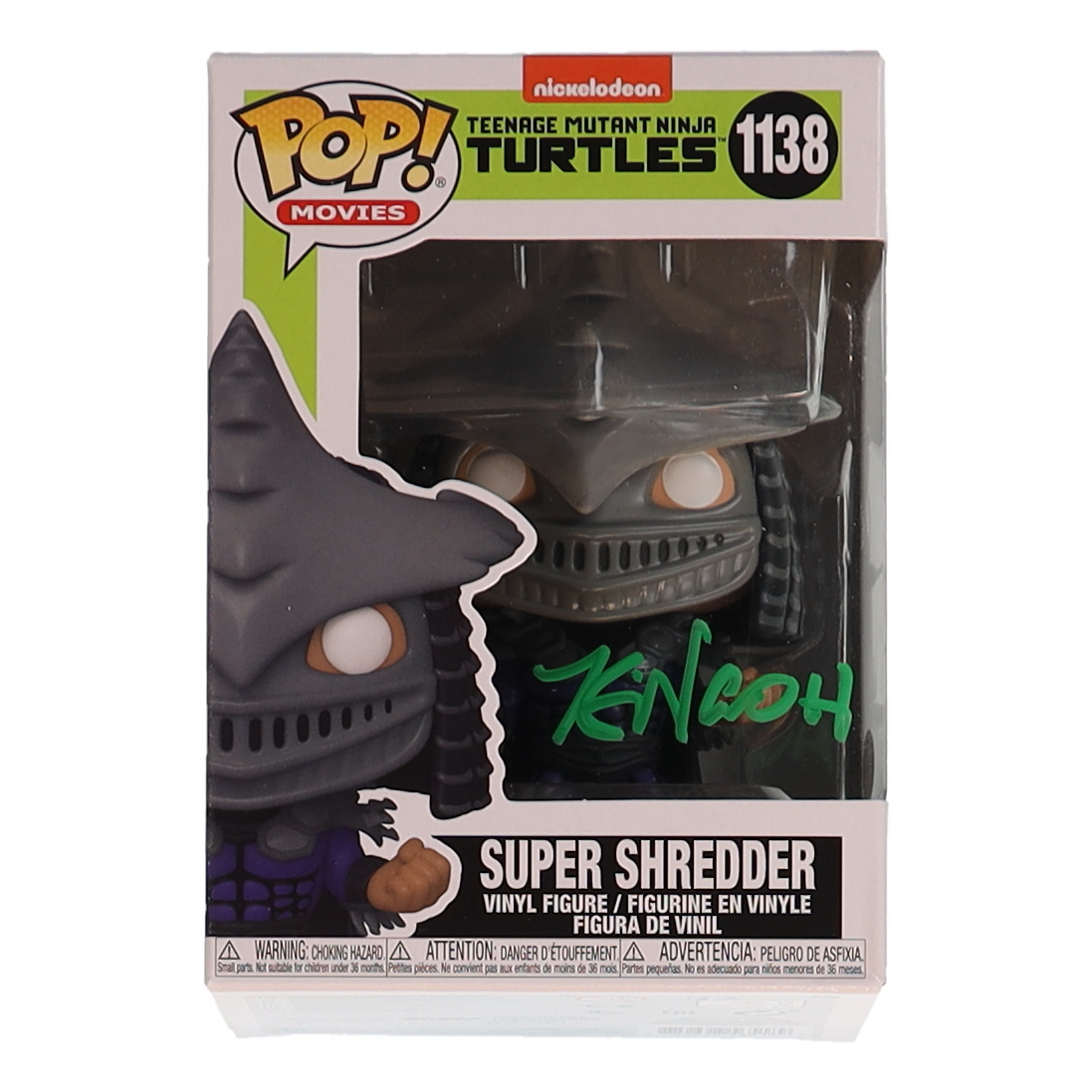 Kevin Nash Signed "Teenage Mutant Ninja Turtles" #1138 Super Shredder Funko Pop! Vinyl Figure (PSA) at PristineAuction.com Kevin Nash Signed "Teenage Mutant Ninja Turtles" #1138 Super Shredder Funko Pop! Vinyl Figure (PSA) at PristineAuction.com