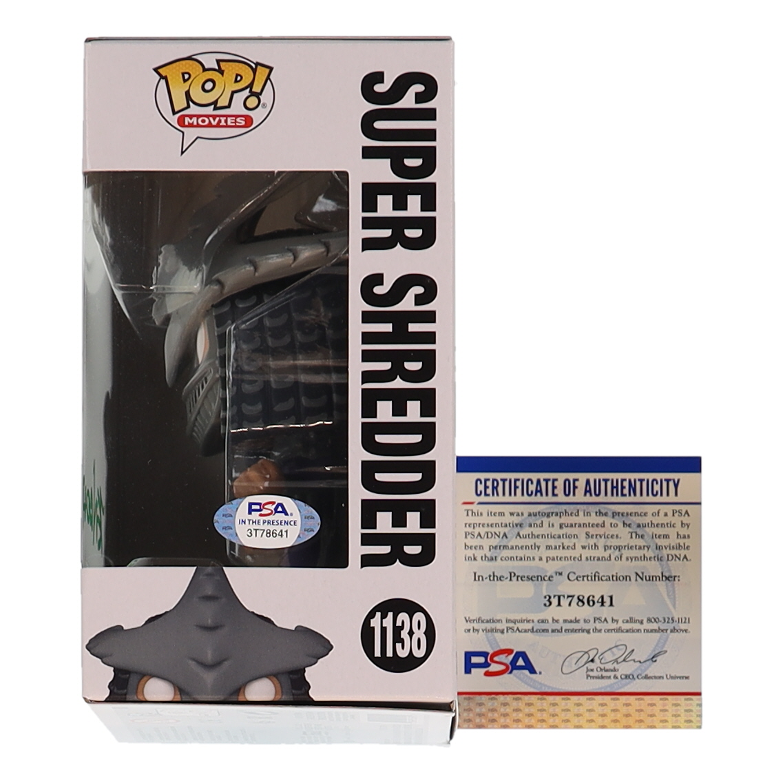 Kevin Nash Signed "Teenage Mutant Ninja Turtles" #1138 Super Shredder Funko Pop! Vinyl Figure (PSA) at PristineAuction.com Kevin Nash Signed "Teenage Mutant Ninja Turtles" #1138 Super Shredder Funko Pop! Vinyl Figure (PSA) at PristineAuction.com