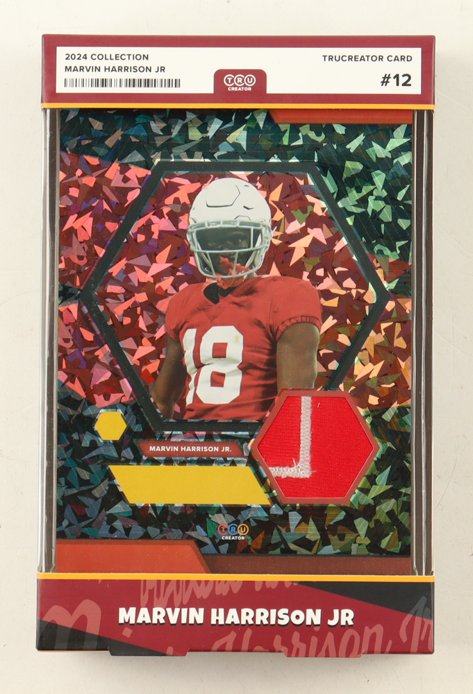 Marvin Harrison Jr. 2024 TruCreator Jumbo Cracked Ice #12 #JCMHJ RC at PristineAuction.com Marvin Harrison Jr. 2024 TruCreator Jumbo Cracked Ice #12 #JCMHJ RC at PristineAuction.com