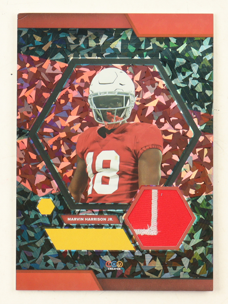 Marvin Harrison Jr. 2024 TruCreator Jumbo Cracked Ice #12 #JCMHJ RC at PristineAuction.com Marvin Harrison Jr. 2024 TruCreator Jumbo Cracked Ice #12 #JCMHJ RC at PristineAuction.com