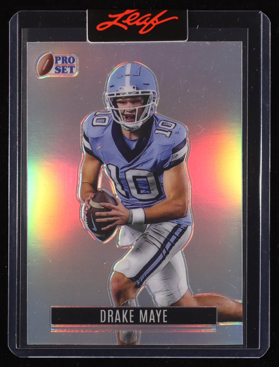 Drake Maye Pro Set Prismatic Silver Pre-Production Proof #NNO #1/1 at PristineAuction.com Drake Maye Pro Set Prismatic Silver Pre-Production Proof #NNO #1/1 at PristineAuction.com