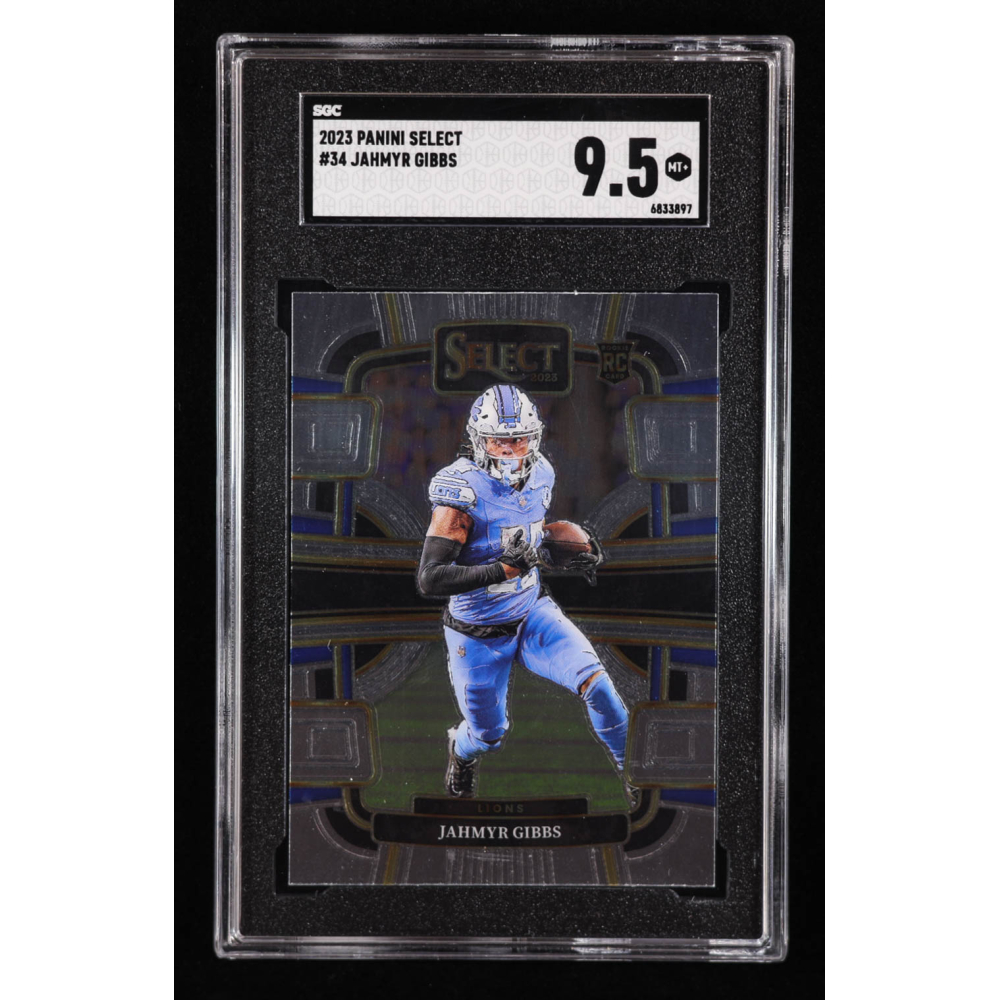 Jahmyr Gibbs 2023 Select #34 RC (SGC 9.5) at PristineAuction.com
