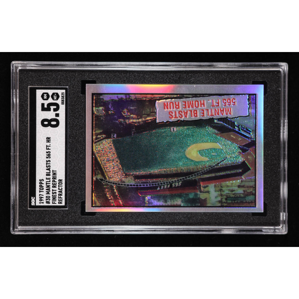 Mickey Mantle 1997 Topps Mantle Finest Refractors #30 (SGC 8.5) at PristineAuction.com