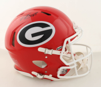 Carson Beck Signed Bulldogs Full-Size Authentic On-Field Speed Helmet (Beckett) at PristineAuction.com