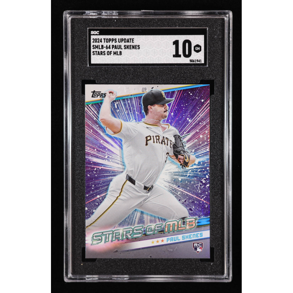 Paul Skenes 2024 Topps Update Stars of MLB #SMLB64 RC (SGC 10) at PristineAuction.com