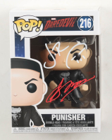Jon Bernthal & Gerry Conway Signed "Daredevil" #216 Punisher Bobble-Head Funko Pop! Vinyl Figure (JSA) at PristineAuction.com