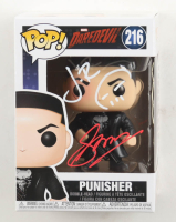Jon Bernthal & Gerry Conway Signed "Daredevil" #216 Punisher Bobble-Head Funko Pop! Vinyl Figure (JSA) at PristineAuction.com