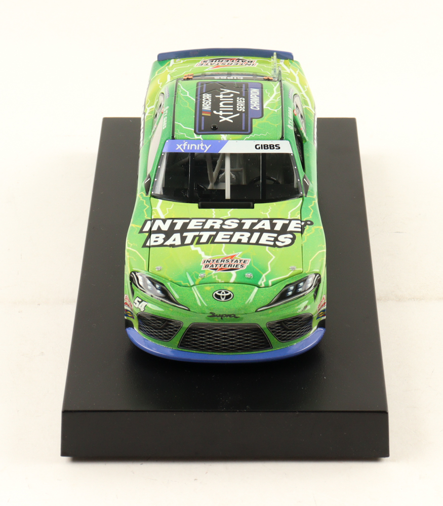 Ty Gibbs LE NASCAR #54 Interstate Batteries Xfinity Champion 2022 Supra 1:24 Scale Diecast Car at PristineAuction.com Ty Gibbs LE NASCAR #54 Interstate Batteries Xfinity Champion 2022 Supra 1:24 Scale Diecast Car at PristineAuction.com