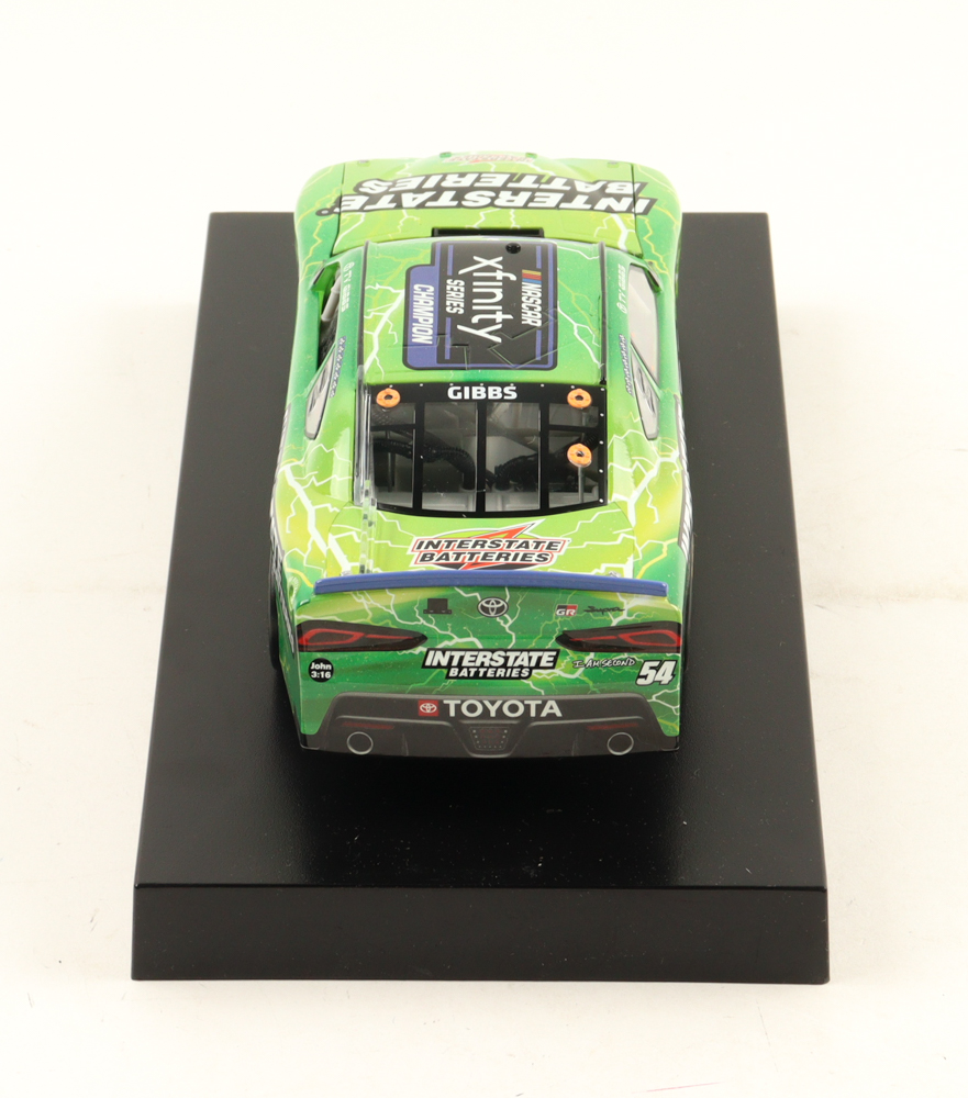 Ty Gibbs LE NASCAR #54 Interstate Batteries Xfinity Champion 2022 Supra 1:24 Scale Diecast Car at PristineAuction.com Ty Gibbs LE NASCAR #54 Interstate Batteries Xfinity Champion 2022 Supra 1:24 Scale Diecast Car at PristineAuction.com