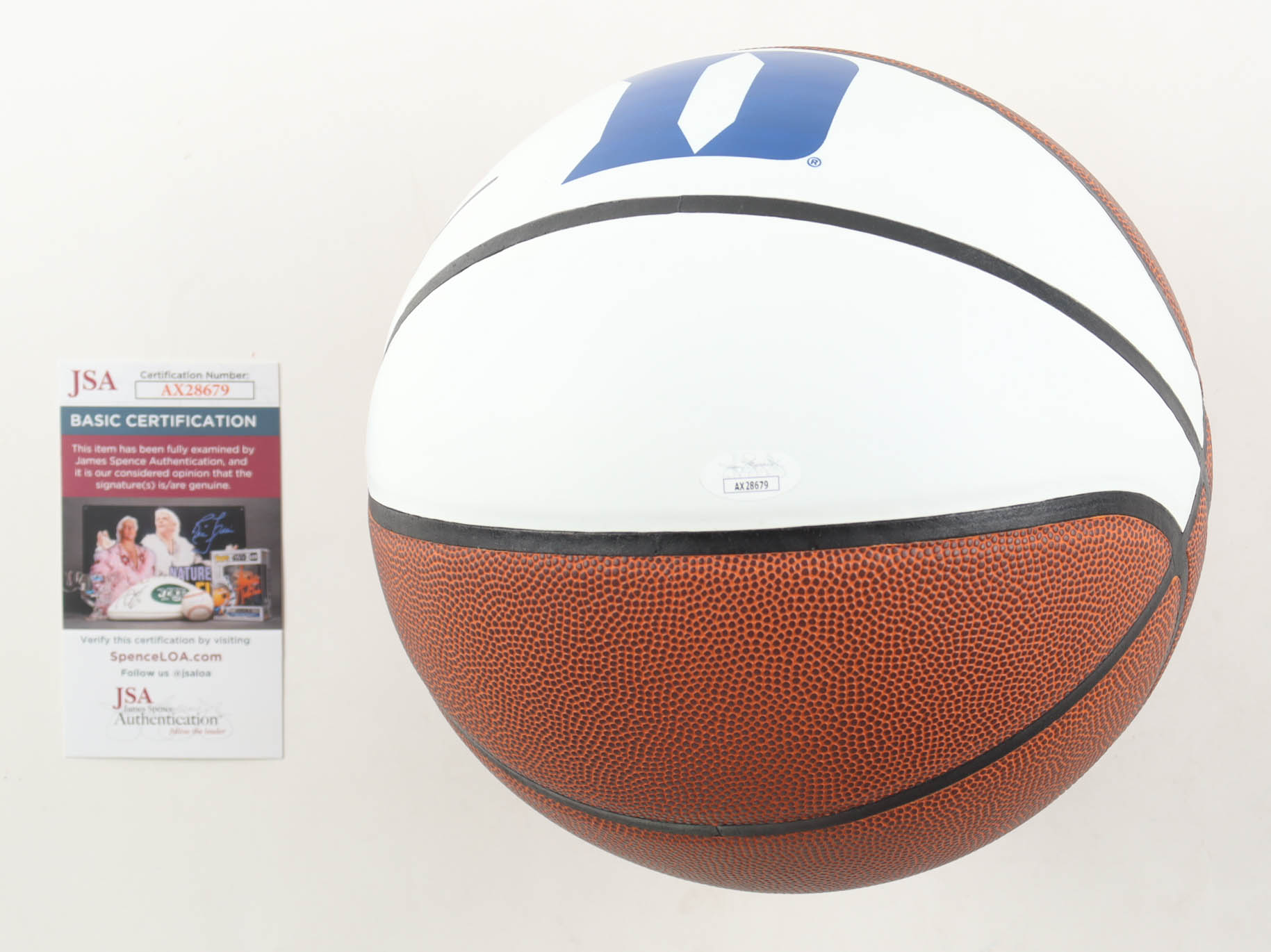 Trajan Langdon Signed Duke Blue Devils Logo Basketball (JSA) at PristineAuction.com Trajan Langdon Signed Duke Blue Devils Logo Basketball (JSA) at PristineAuction.com