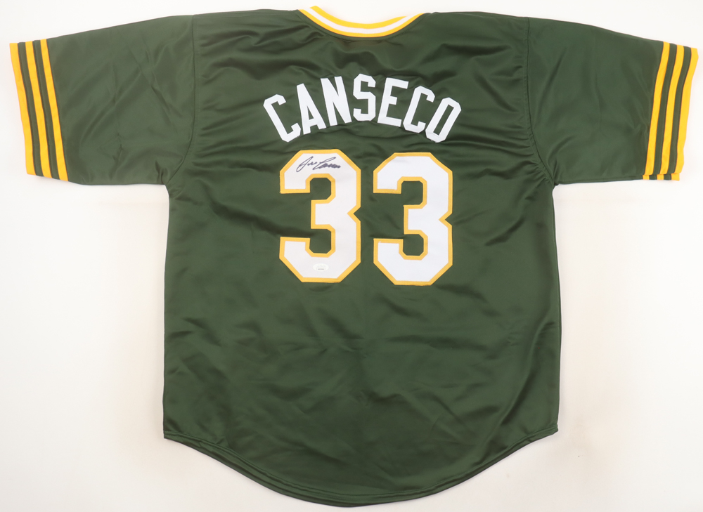 Jose Canseco Signed Jersey (JSA) at PristineAuction.com Jose Canseco Signed Jersey (JSA) at PristineAuction.com