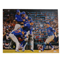 Pat Hughes Signed Cubs 16x20 Photo with Extensive Inscription (JSA) at PristineAuction.com