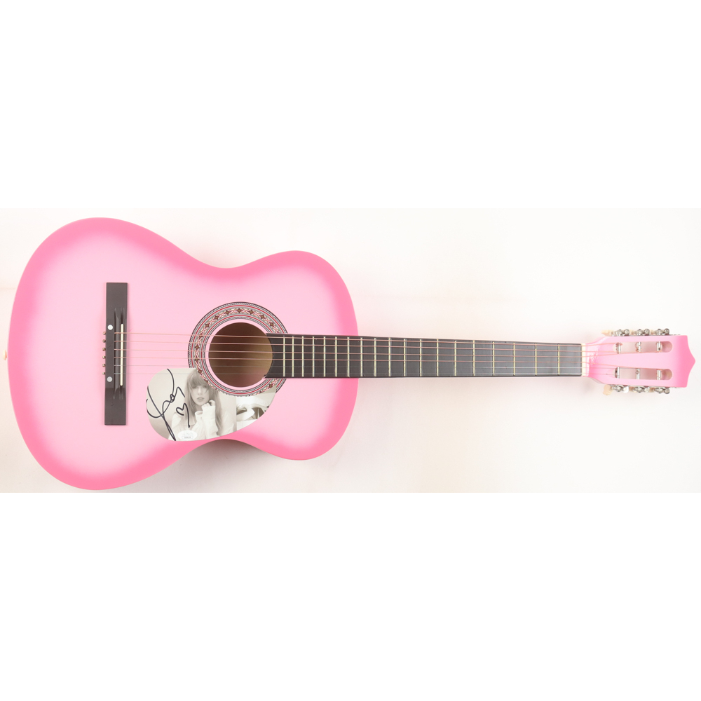 Taylor Swift Guitar with Signed Custom Insert Pickguard (JSA) at PristineAuction.com