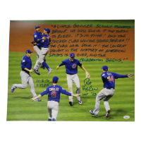 Pat Hughes Signed Cubs 16x20 Photo with Extensive Inscription (JSA) at PristineAuction.com