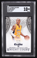 Kobe Bryant 2014-15 Panini Excalibur Knight Court Blue #13 #51/99 (SGC 10) at PristineAuction.com
