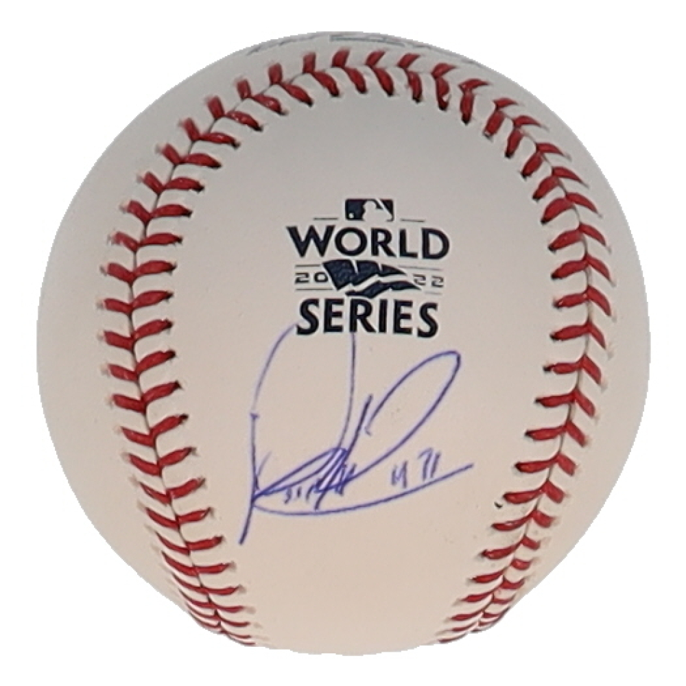 Rafael Montero Signed 2022 World Series Baseball (JSA) at PristineAuction.com