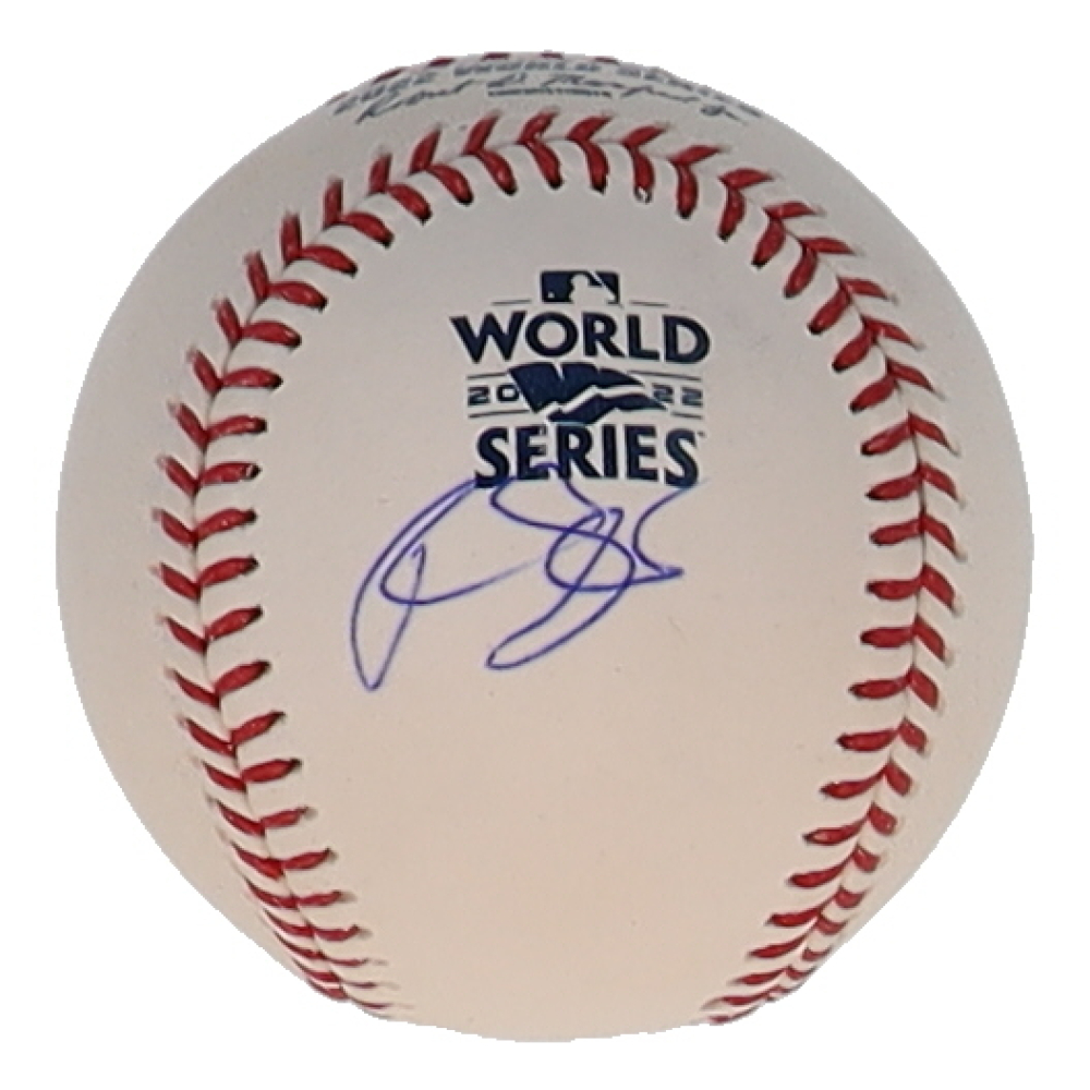 Ryne Stanek Signed 2022 World Series Baseball (JSA) at PristineAuction.com