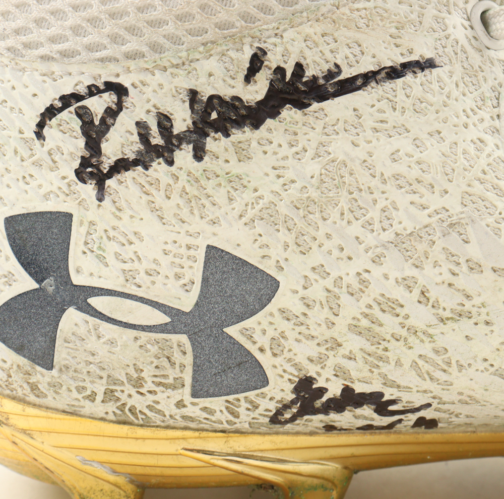 Riley Mills Signed Under Armour Clutch Fit Football Cleat Inscribed ...