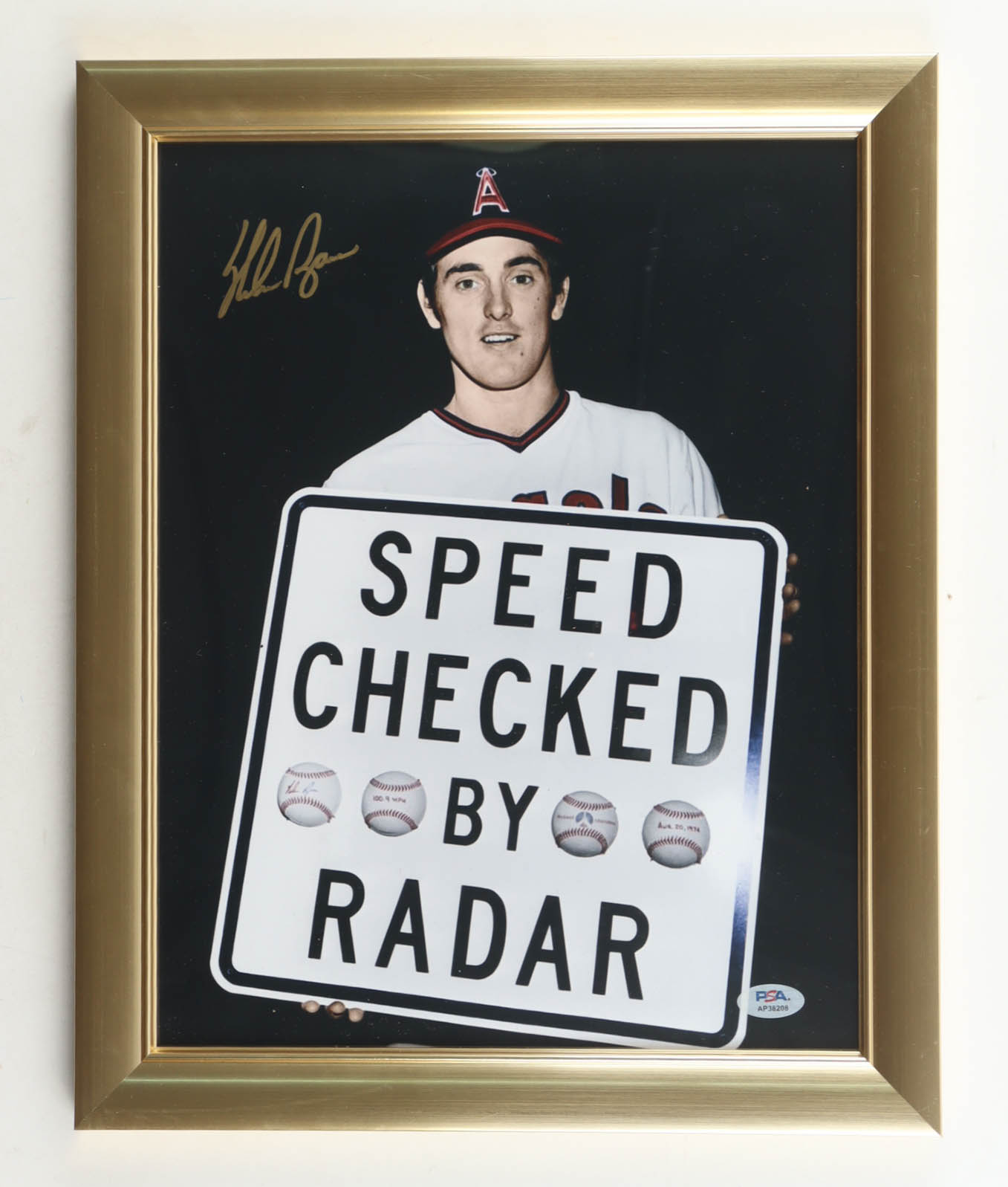 Nolan Ryan Signed Angels Framed 11x14 Photo (PSA) at PristineAuction.com Nolan Ryan Signed Angels Framed 11x14 Photo (PSA) at PristineAuction.com