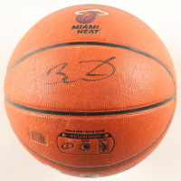 Dwyane Wade Signed Heat Logo Basketball (JSA) at PristineAuction.com