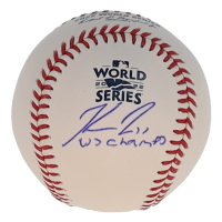 Korey Lee Signed 2022 World Series Baseball Inscribed "WS Champs" (JSA) at PristineAuction.com