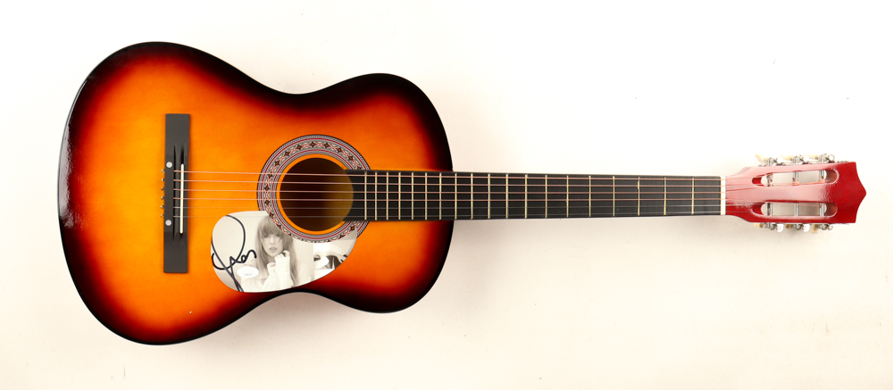 Taylor Swift Guitar with Signed Custom Insert Pickguard (JSA) at PristineAuction.com Taylor Swift Guitar with Signed Custom Insert Pickguard (JSA) at PristineAuction.com