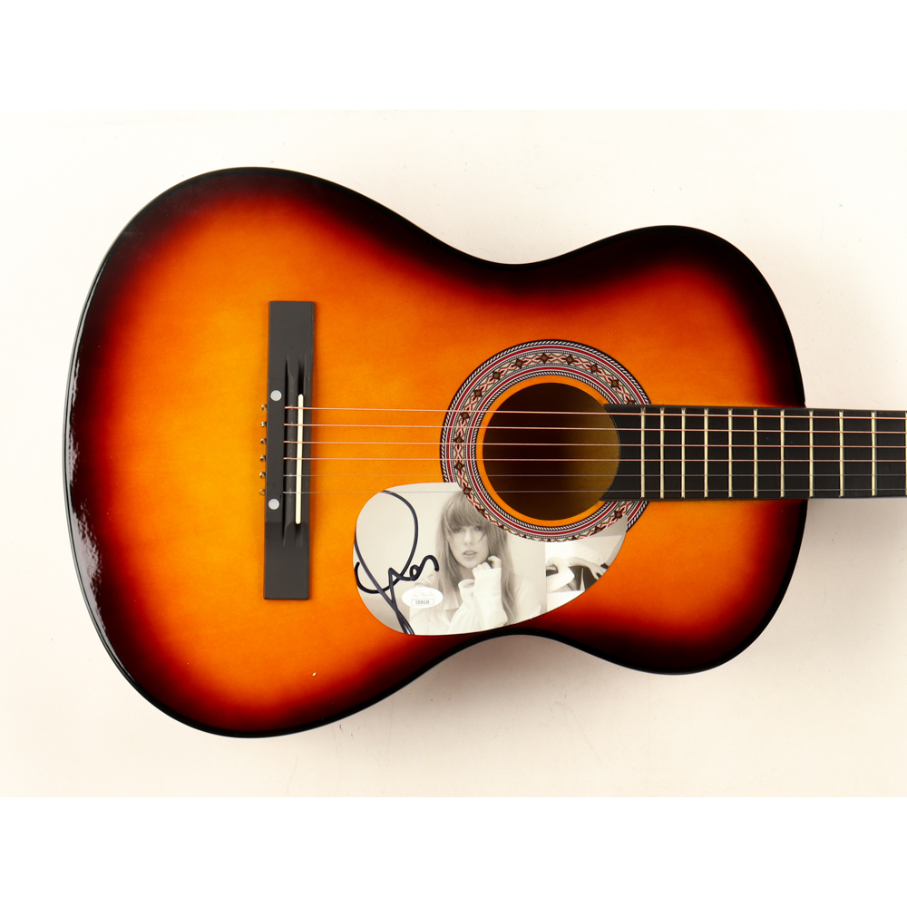 Taylor Swift Guitar with Signed Custom Insert Pickguard (JSA) at PristineAuction.com