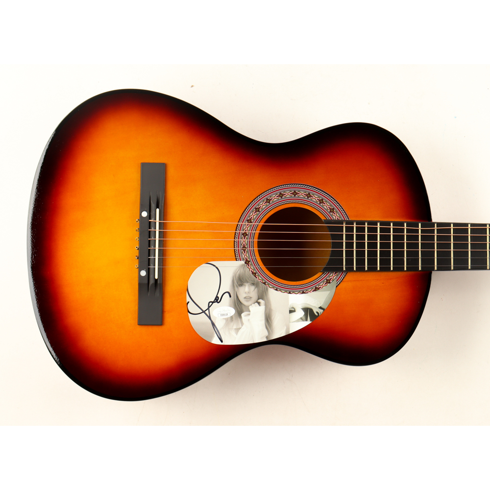 Taylor Swift Signed 38" Acoustic Guitar (JSA) at PristineAuction.com