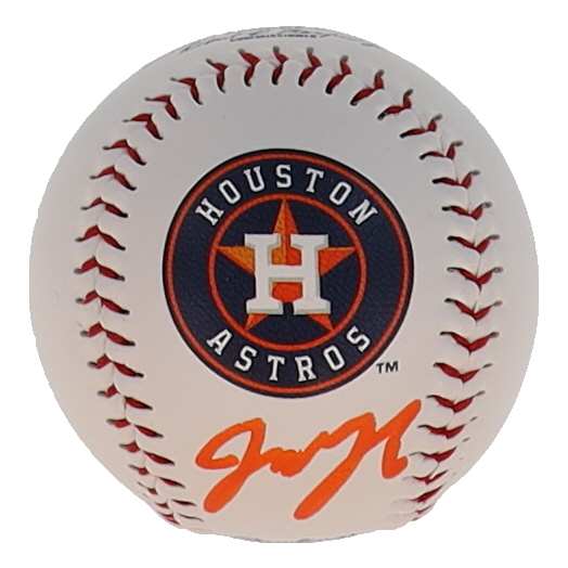 Jake Meyers Signed OML Astros Logo Baseball (JSA) at PristineAuction.com Jake Meyers Signed OML Astros Logo Baseball (JSA) at PristineAuction.com