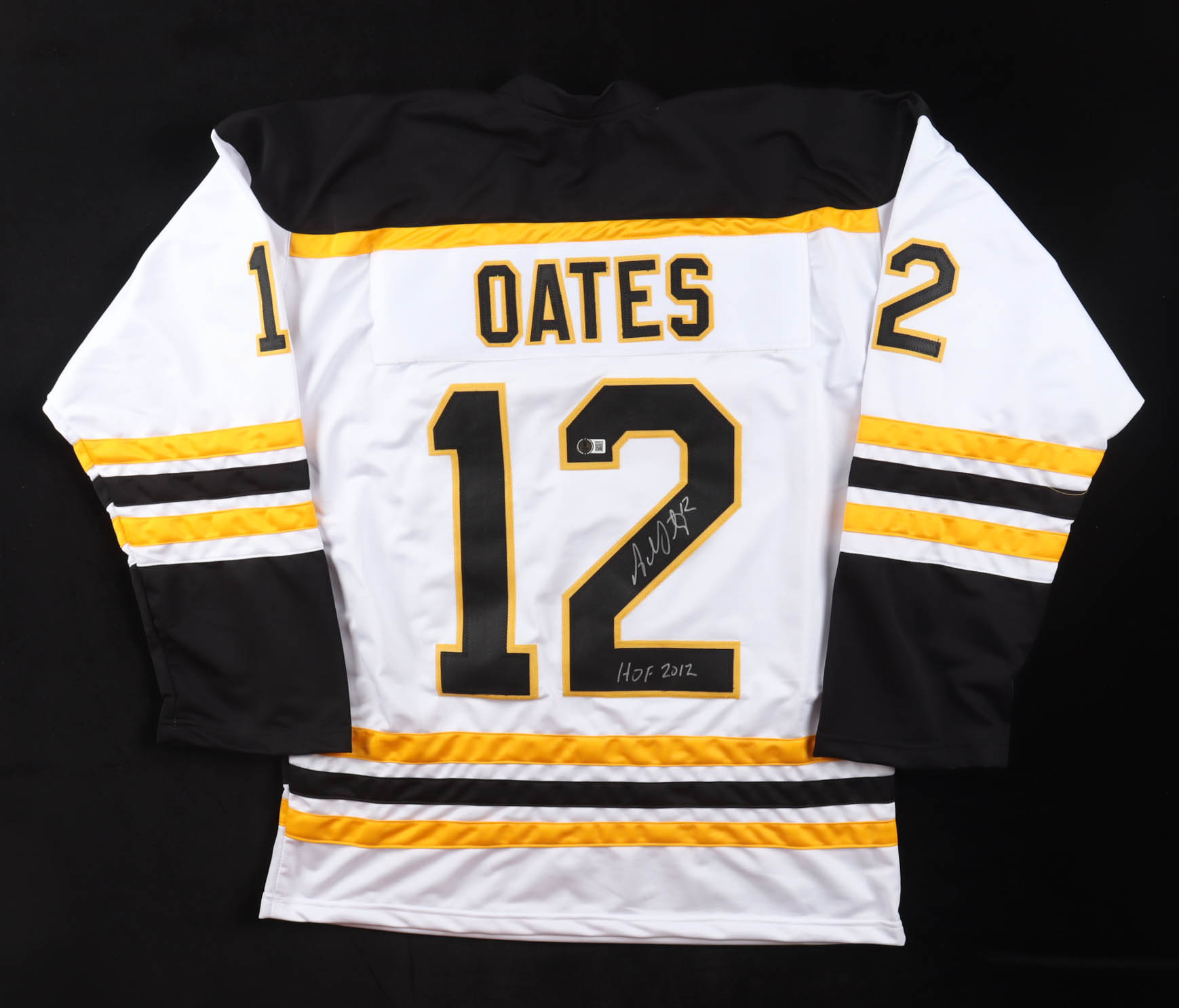 Adam Oates Signed Jersey Inscribed "HOF 2012" (Beckett) at PristineAuction.com Adam Oates Signed Jersey Inscribed "HOF 2012" (Beckett) at PristineAuction.com
