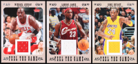 Michael Jordan 2007-08 Fleer Feel The Game #FGJO | LeBron James 2007-08 Fleer Feel The Game #FGLJ | Kobe Bryant 2007-08 Fleer Feel The Game #FGKB at PristineAuction.com