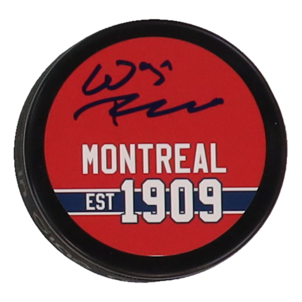 Wayne Thomas Signed Canadiens Logo Hockey Puck (JSA) at PristineAuction.com