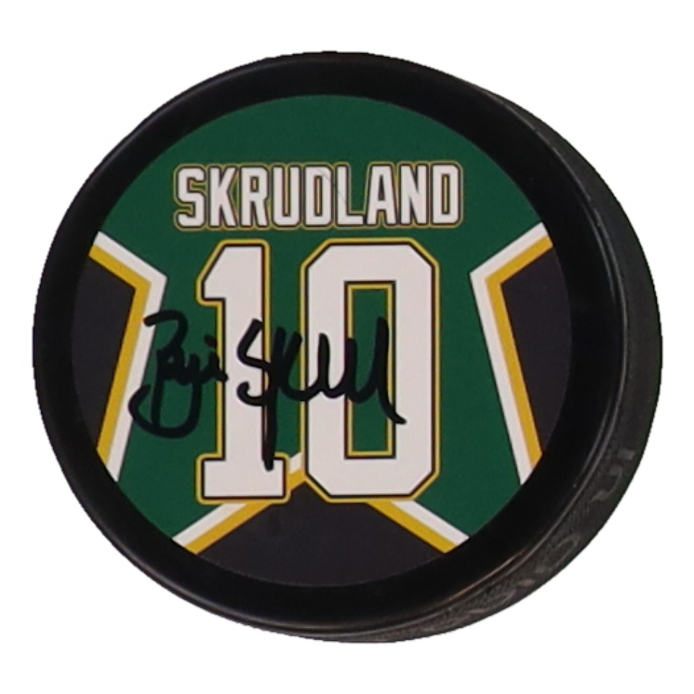 Brian Skrudland Signed Hockey Puck (JSA) at PristineAuction.com
