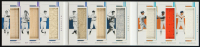 2019 Panini National Treasures Legendary Lineups Material Booklets #2 #10/10 Gil Hodges / Roy Campanella / Carl Furillo / Lou Gehrig / Joe DiMaggio / Tommy Henrich / Luis Aparicio / Frank Robinson / Brooks Robinson at PristineAuction.com