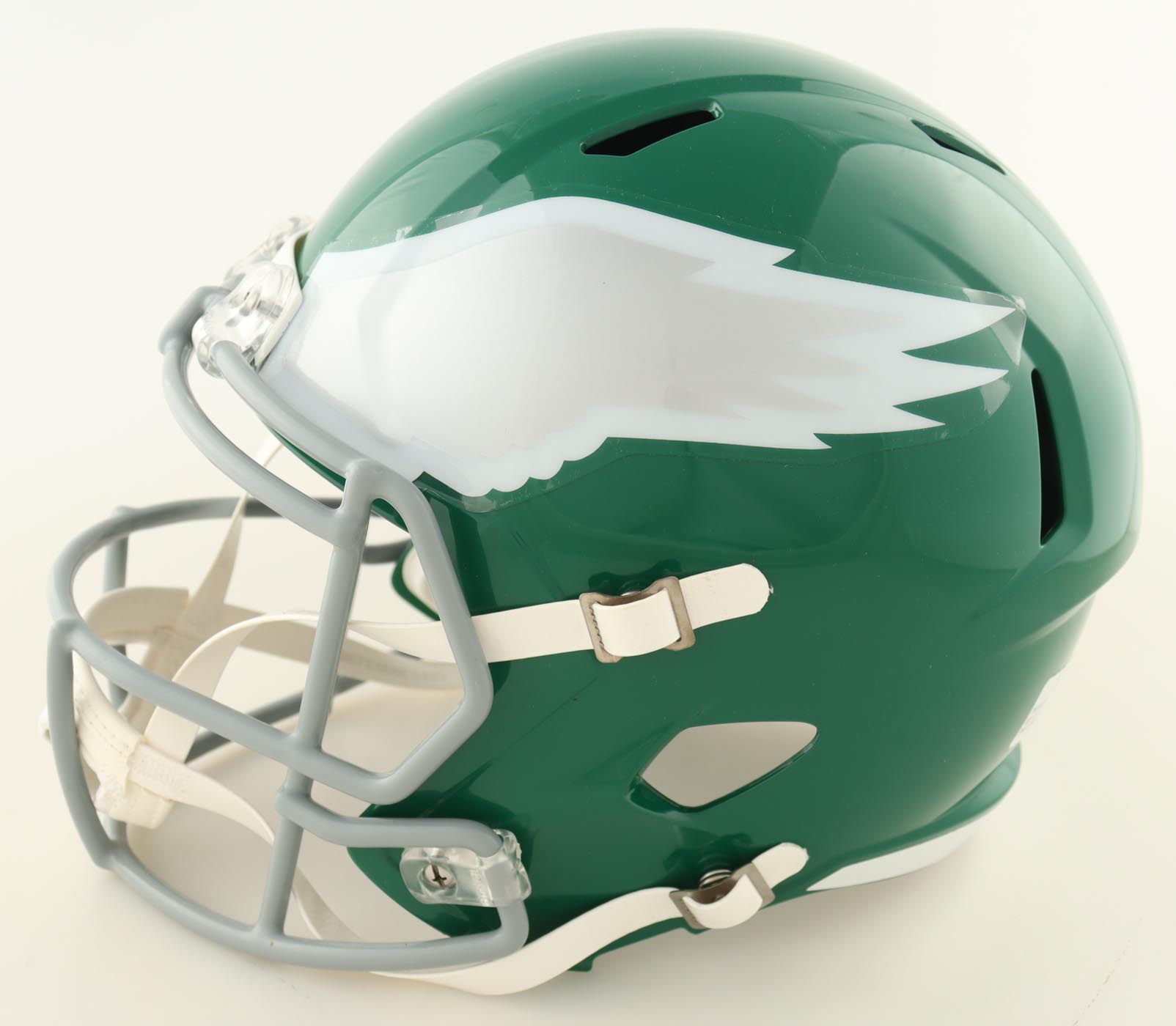 Vince Papale Signed Eagles Full-Size Throwback Speed Helmet Inscribed "Invincible" (JSA) at PristineAuction.com Vince Papale Signed Eagles Full-Size Throwback Speed Helmet Inscribed "Invincible" (JSA) at PristineAuction.com