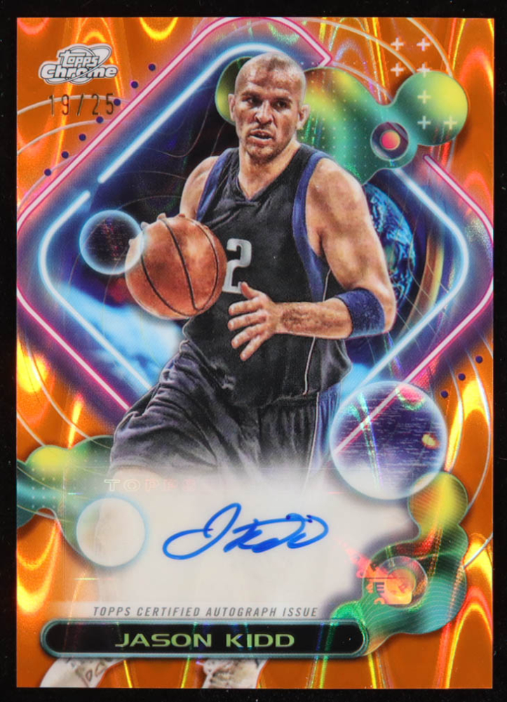 2023 Topps Cosmic Chrome Basketball Orange Galactic Refractor Jason Kidd #CCAV-JK