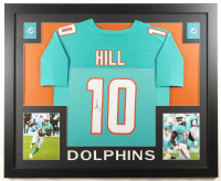 Tyreek Hill Signed Custom Framed Jersey Display (Beckett) at PristineAuction.com